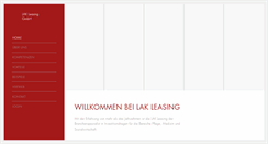Desktop Screenshot of lak-leasing.de