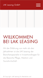 Mobile Screenshot of lak-leasing.de