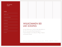 Tablet Screenshot of lak-leasing.de